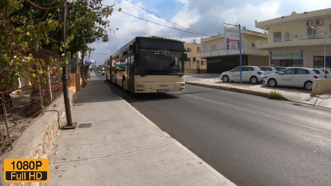 Bus from Adelianos Kampos to Rethymno, Crete