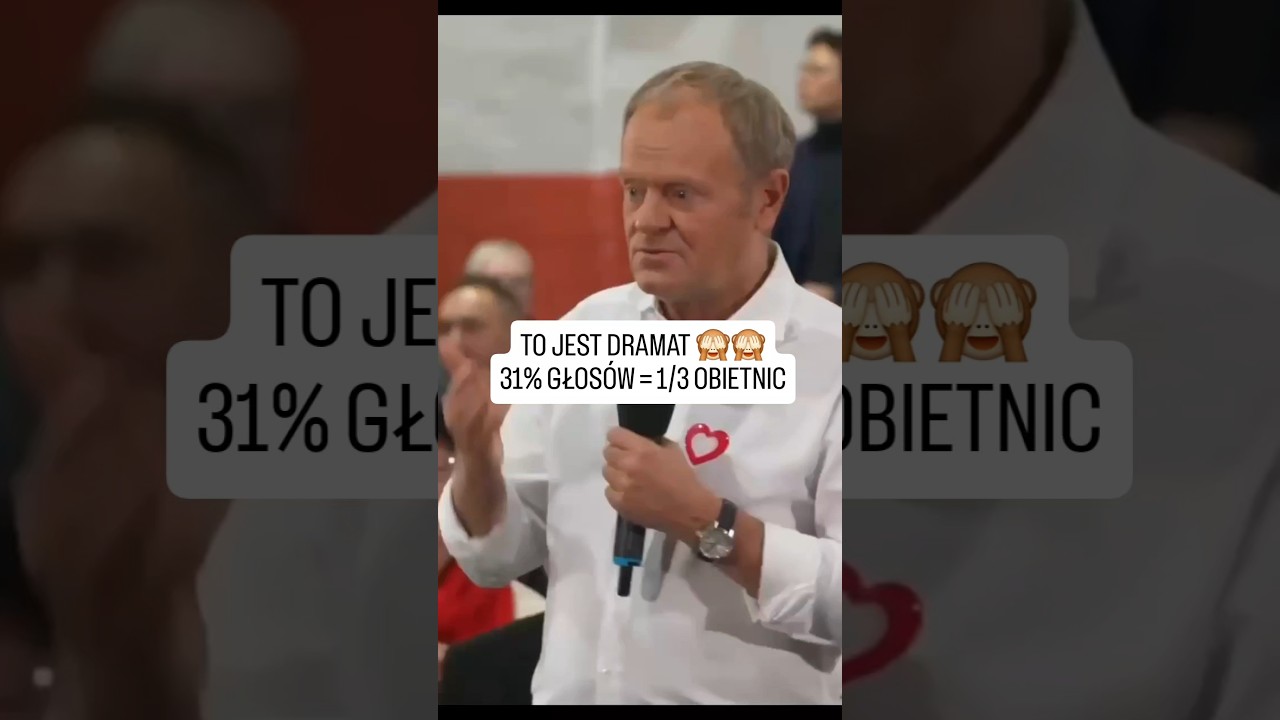 🇵🇱 Donald Tusk Wyjaśnia Swoje Obietnice Wyborcze - 31% oznacza tylko 1/3