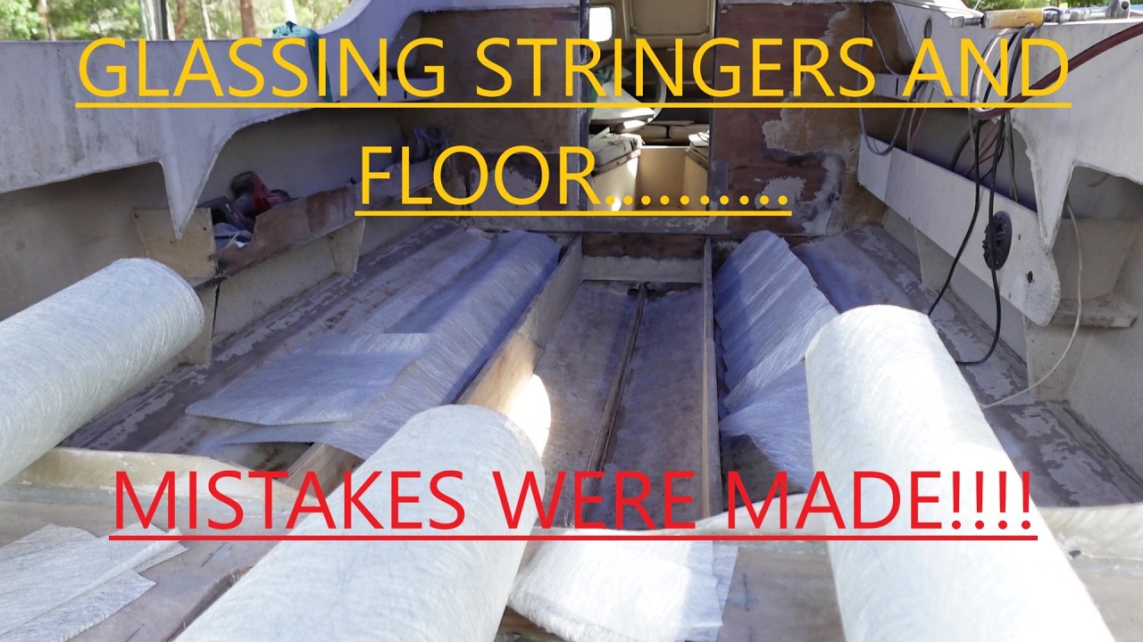 CruiseCraft 660 gets ALL the fiberglass, STRINGERS AND TRANSOM EP7