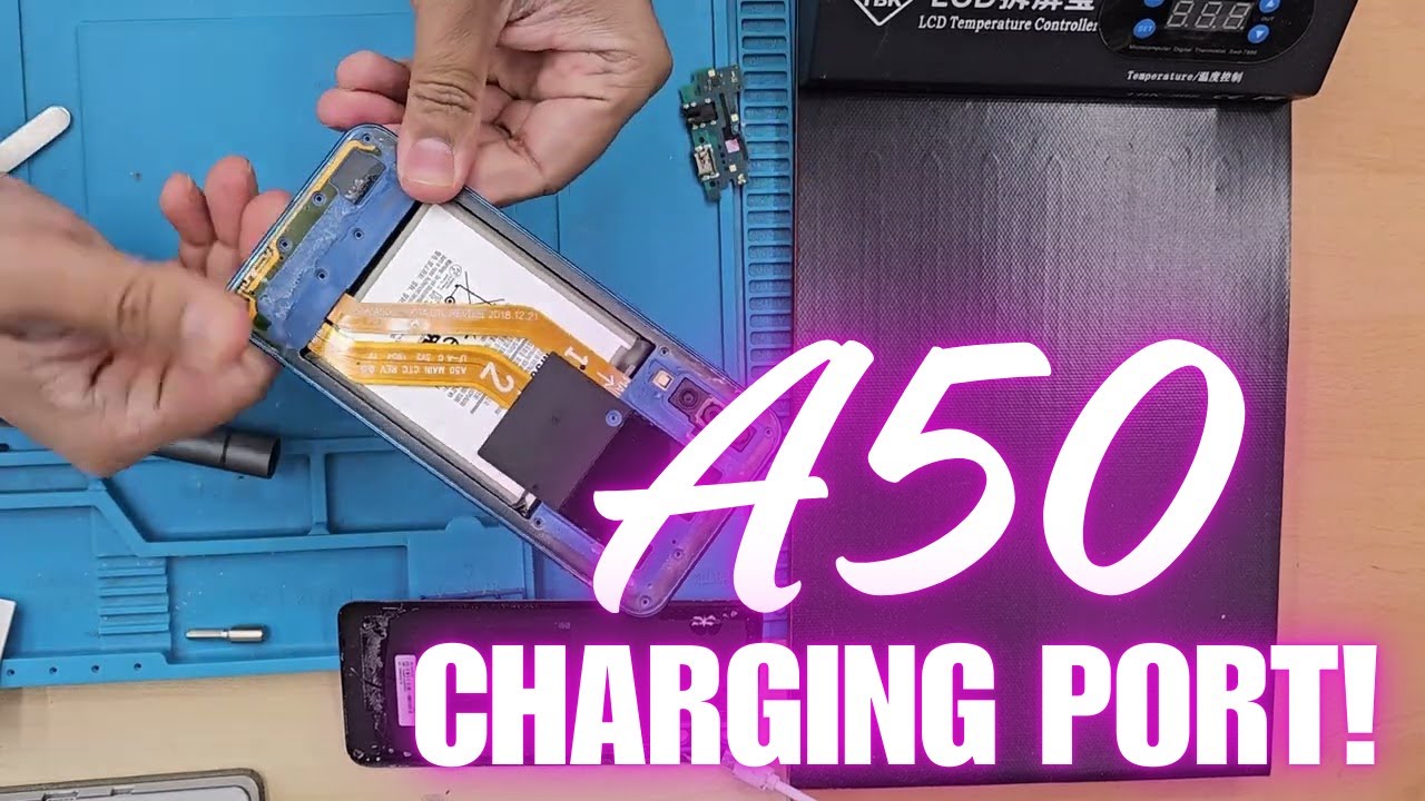 Samsung Galaxy A50 Charging Port Replacement  |  No Soldering Needed