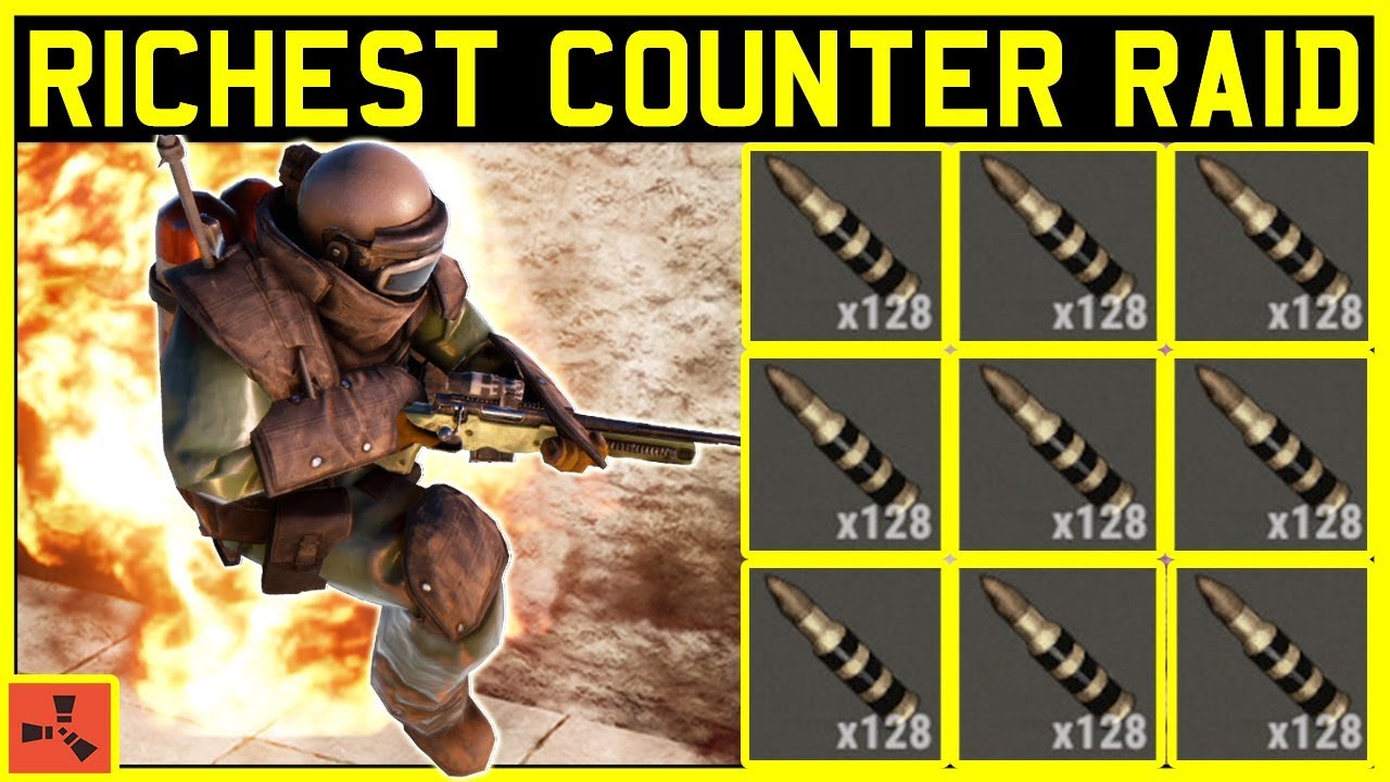 Rust BEST COUNTER RAiD - PvP Raiding RICHEST BASE (Rust Raids)