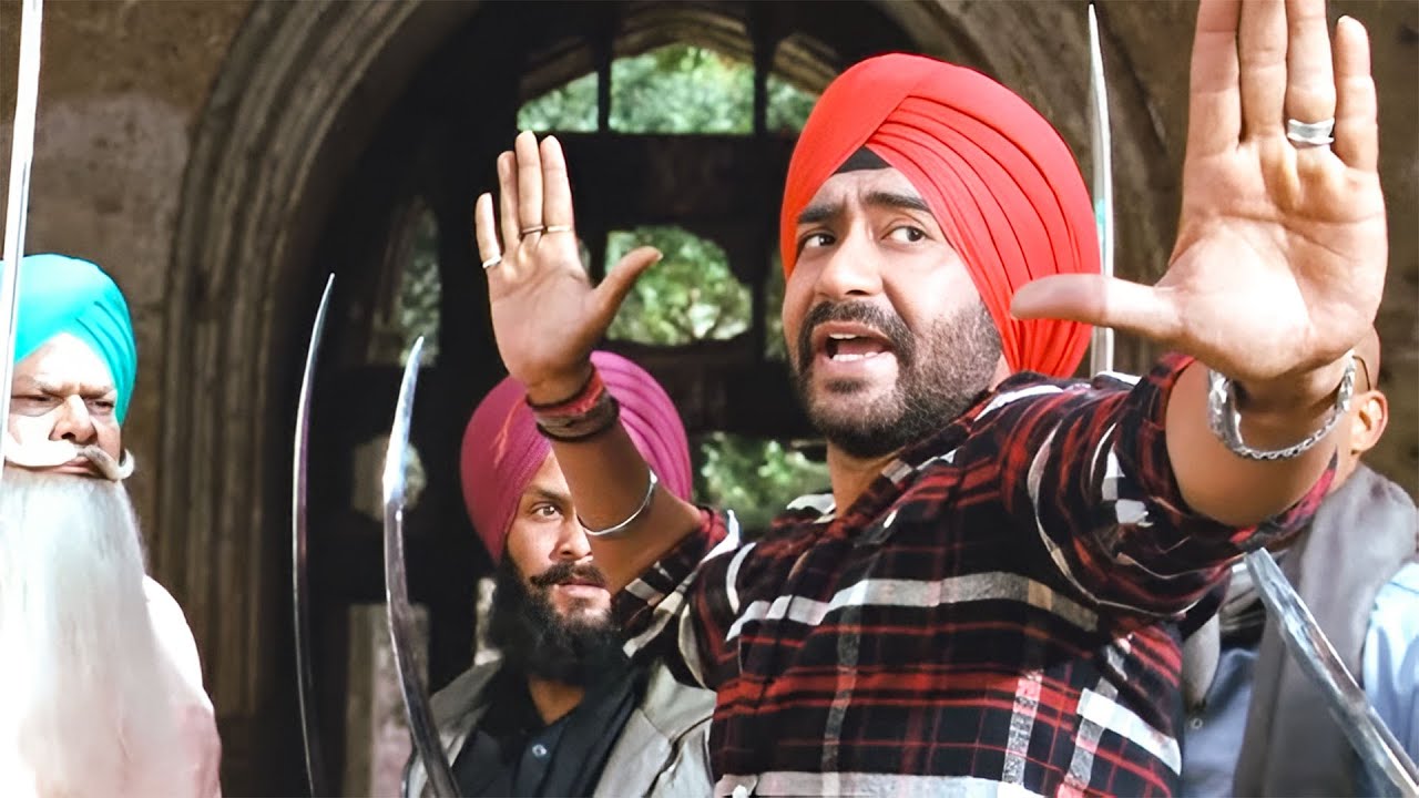 ओय पा जी ऊपर वाले ने मुँह दिया है तो हाथ से क्यों बात करते हो  | Son Of Sardaar Comedy Scene | Ajay