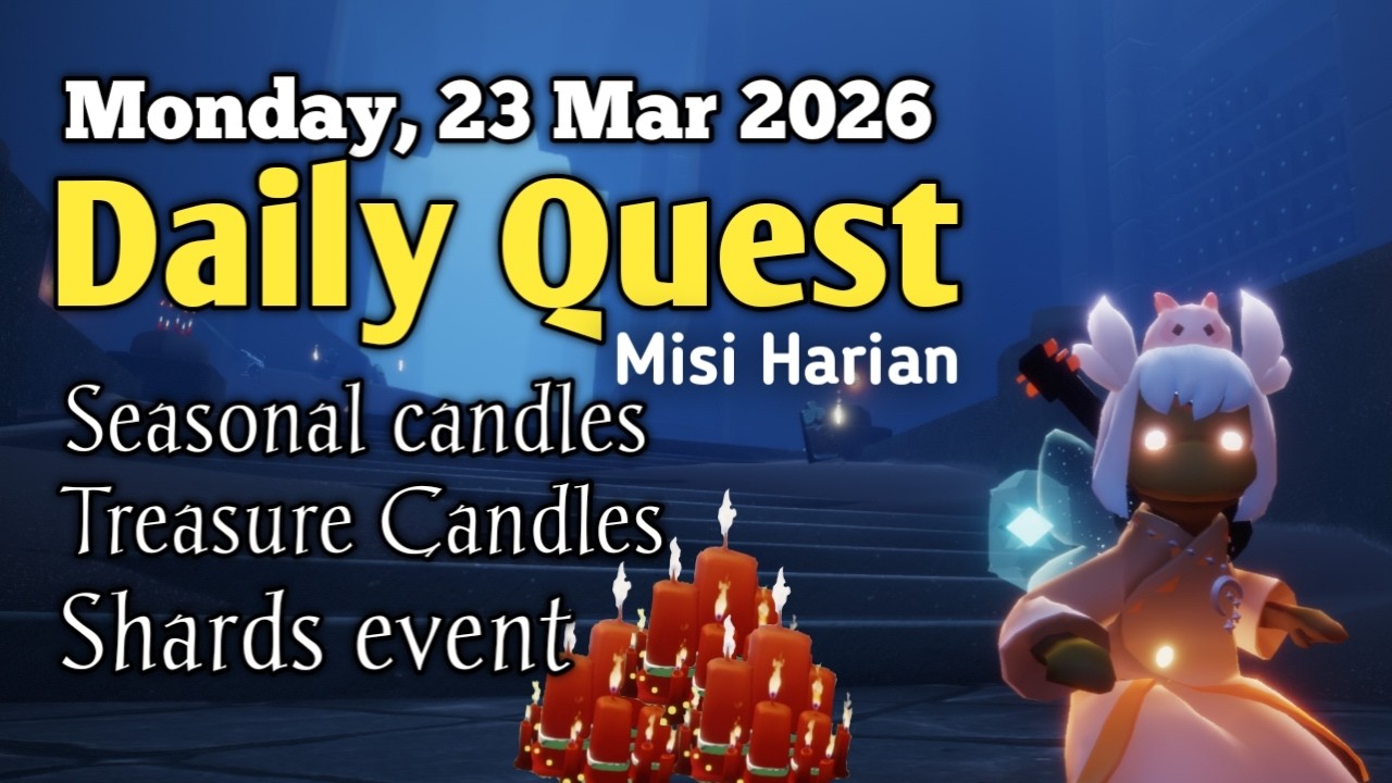 Sky Daily Quest today - Vault of Knowledge 23 Mar 2026 | Sky Children of the Light | Sandwichies Ch