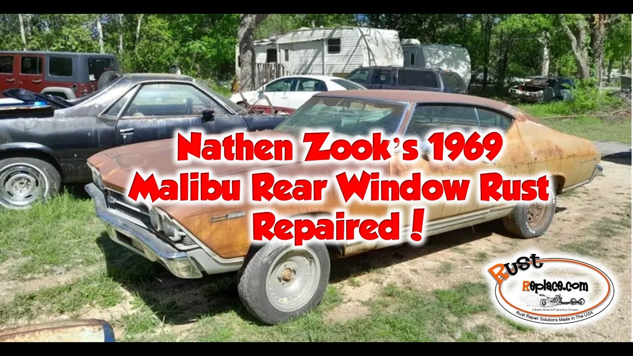 1968-1972 Chevelle Rear Window Channel Rust Repair