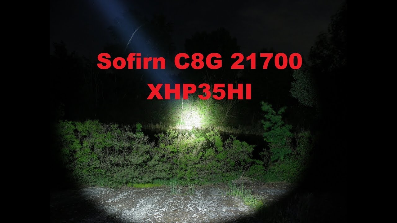 Sofirn C8G дальнобой на  xhp35hi, сравнение с C8F, C8A, SP31T, SP70