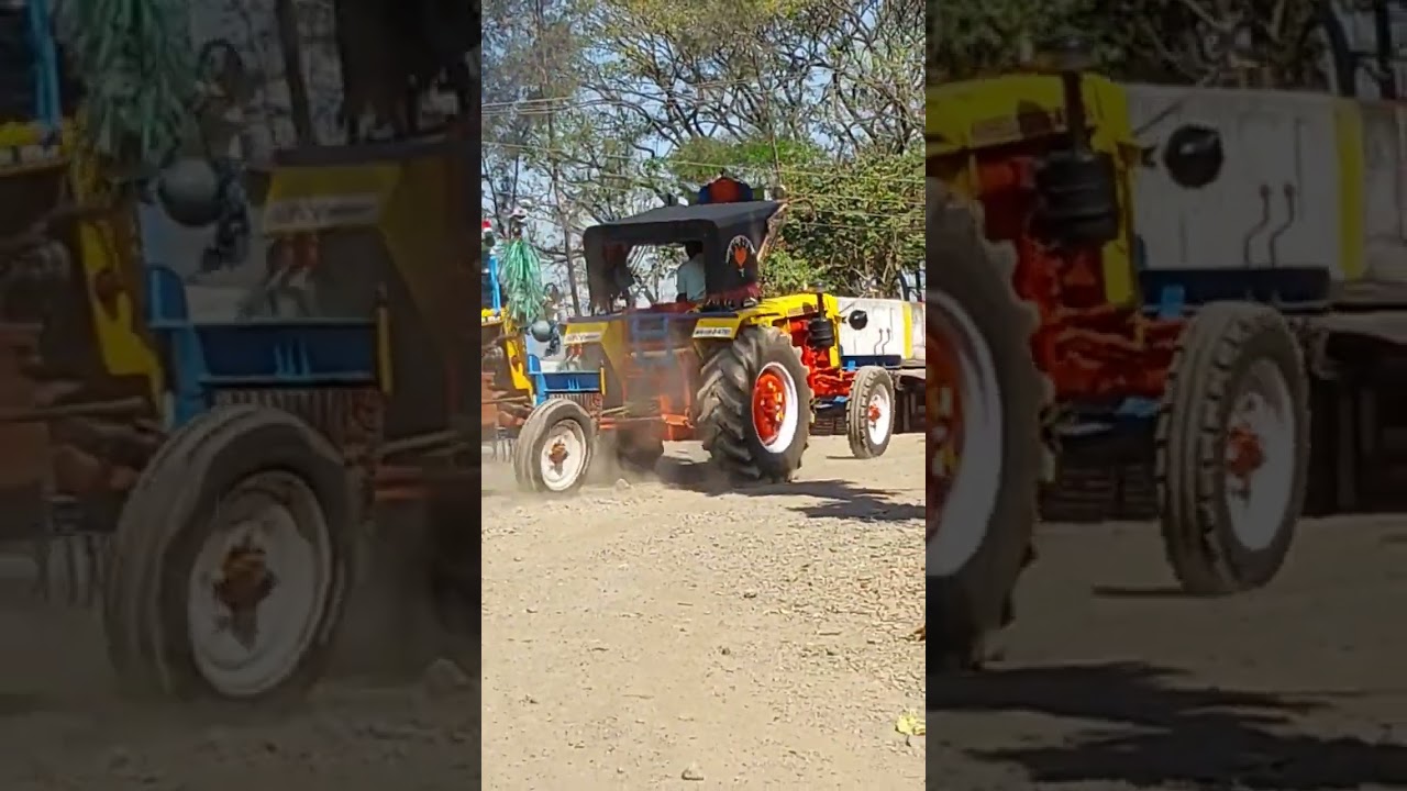 Hindustan tractor power | fully loaded sugarcane trolley | #MyKubotaTractor