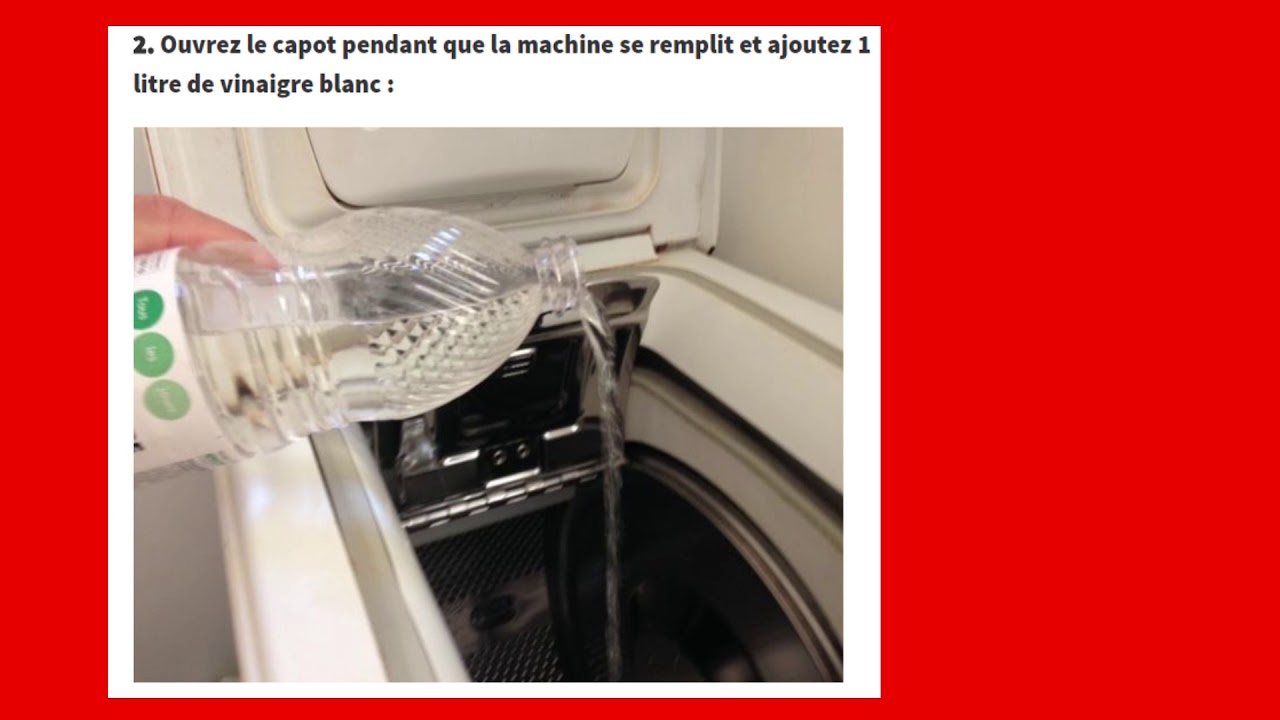 Comment nettoyer sa machine à laver en 7 étapes
