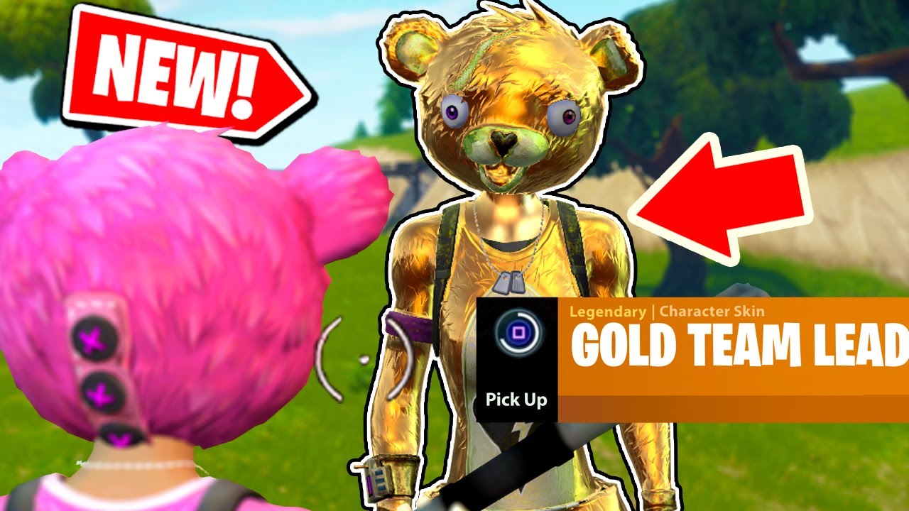 How to get the GOLD TEAM LEADER in FORTNITE: BATTLE ROYALE