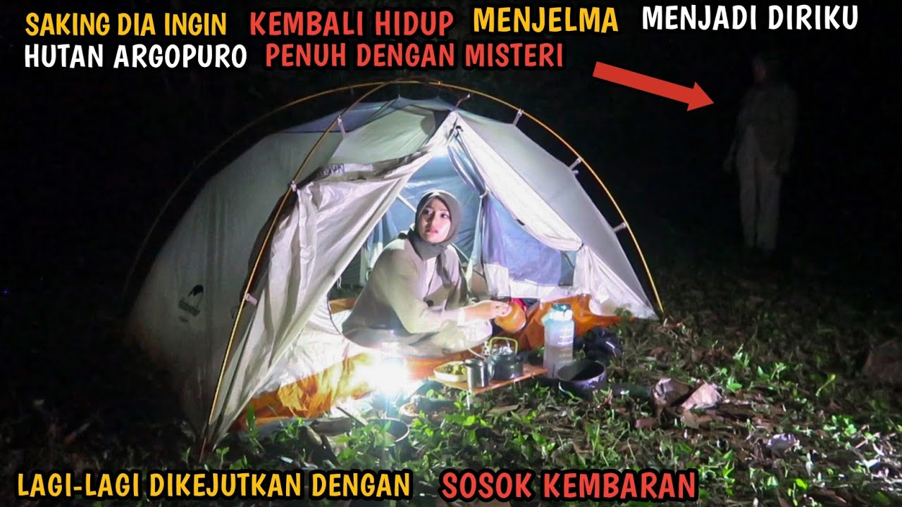 SOLO CAMPING HORROR : SAKING INGIN HIDUP KEMBALI JIN INI MENYERUPAIKU & INGIN MENGAMBIL RAGAKU