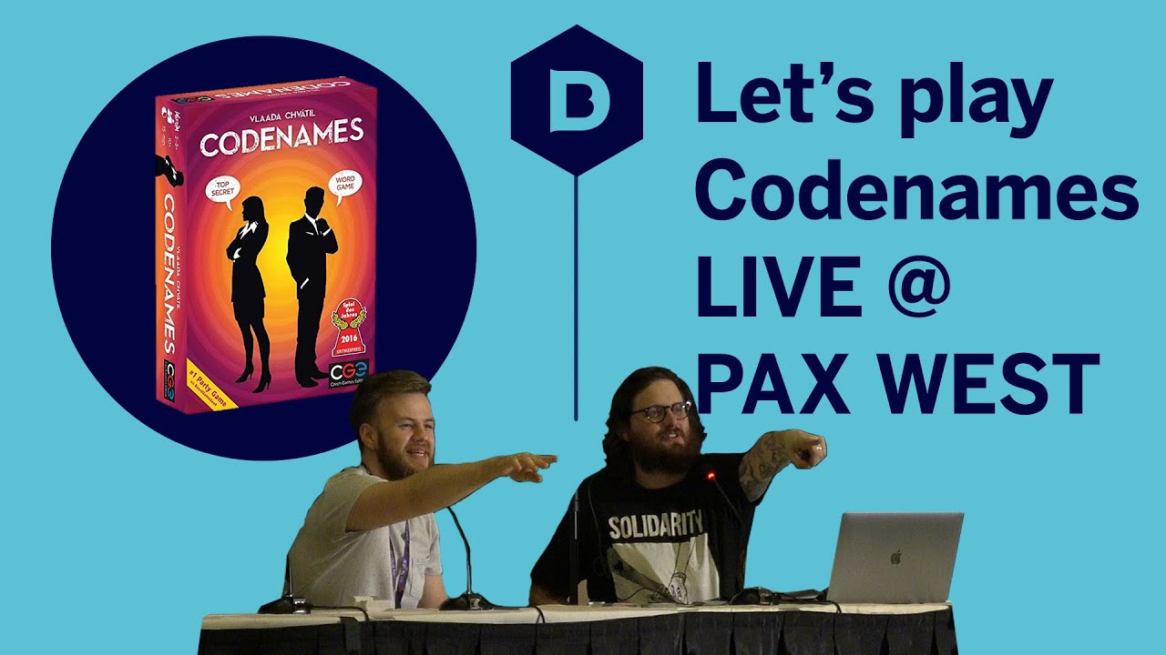 Let's Play Codenames LIVE at PAX West 2019