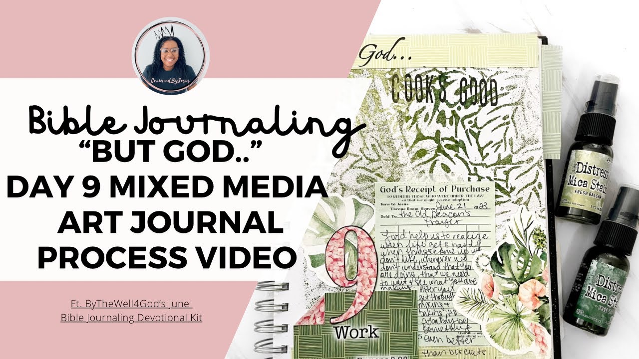 Mixed Media Bible Journaling | Distress Stain Spray | Tim Holtz | ByTheWell4God
