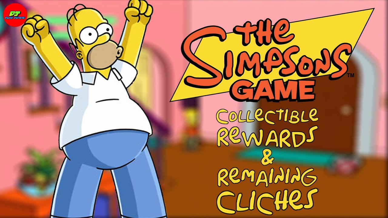 The Simpsons Game PS2: Collectible Rewards and Remaining Cliches