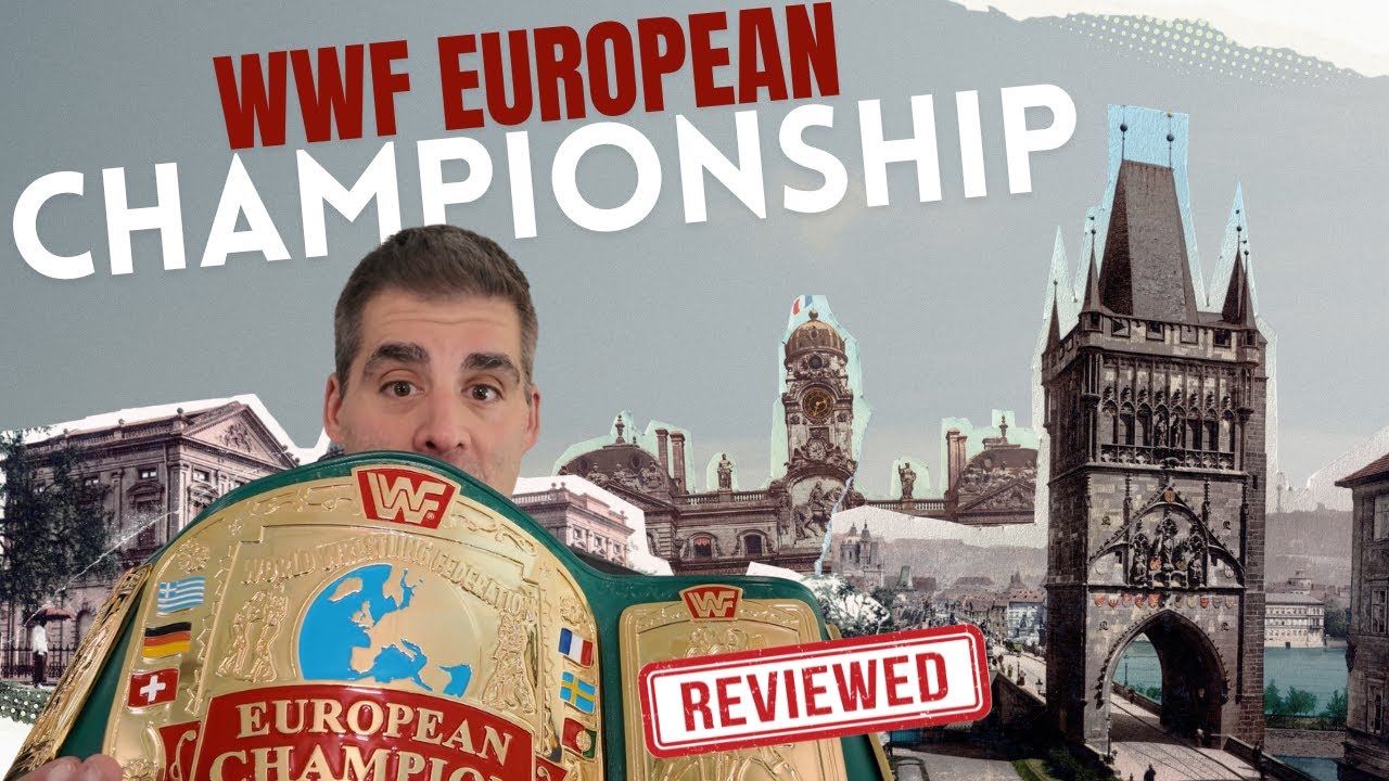 Реплика пояса чемпиона Европы WWF | Зеленый ремешок на заказ от Great Custom Belt