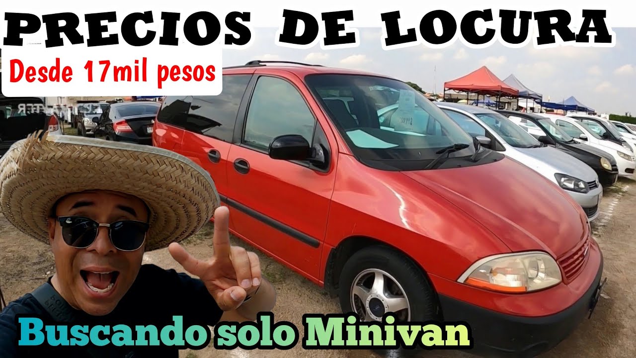 BARATAS y mejores Minivan para familia precios tianguis de autos usados.