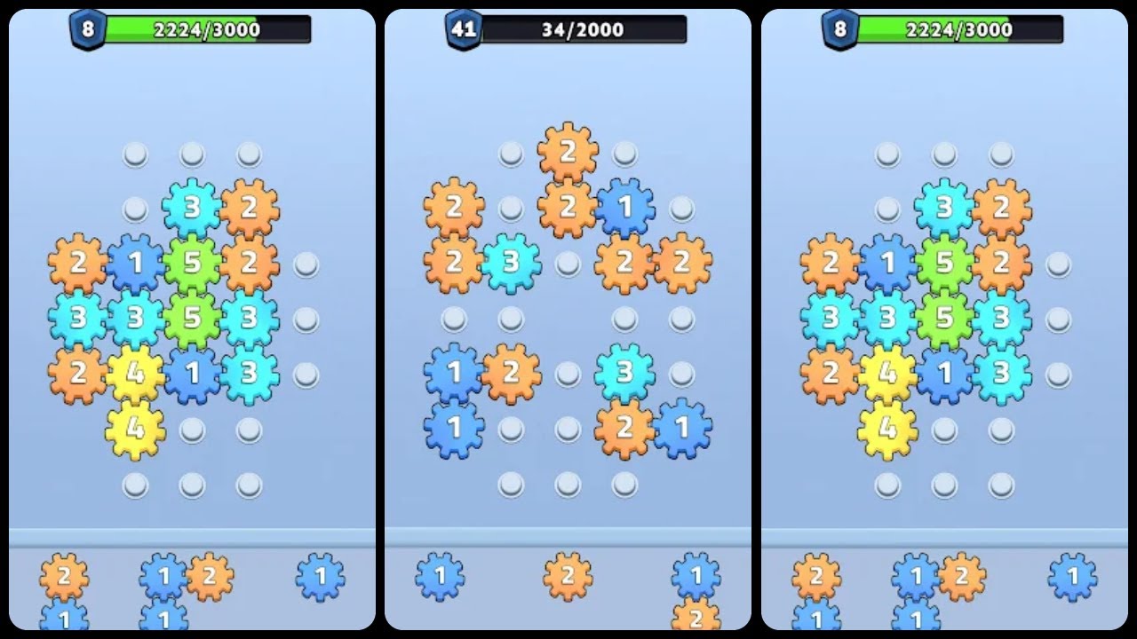 Gear Merge Puzzle Gameplay Android Mobile