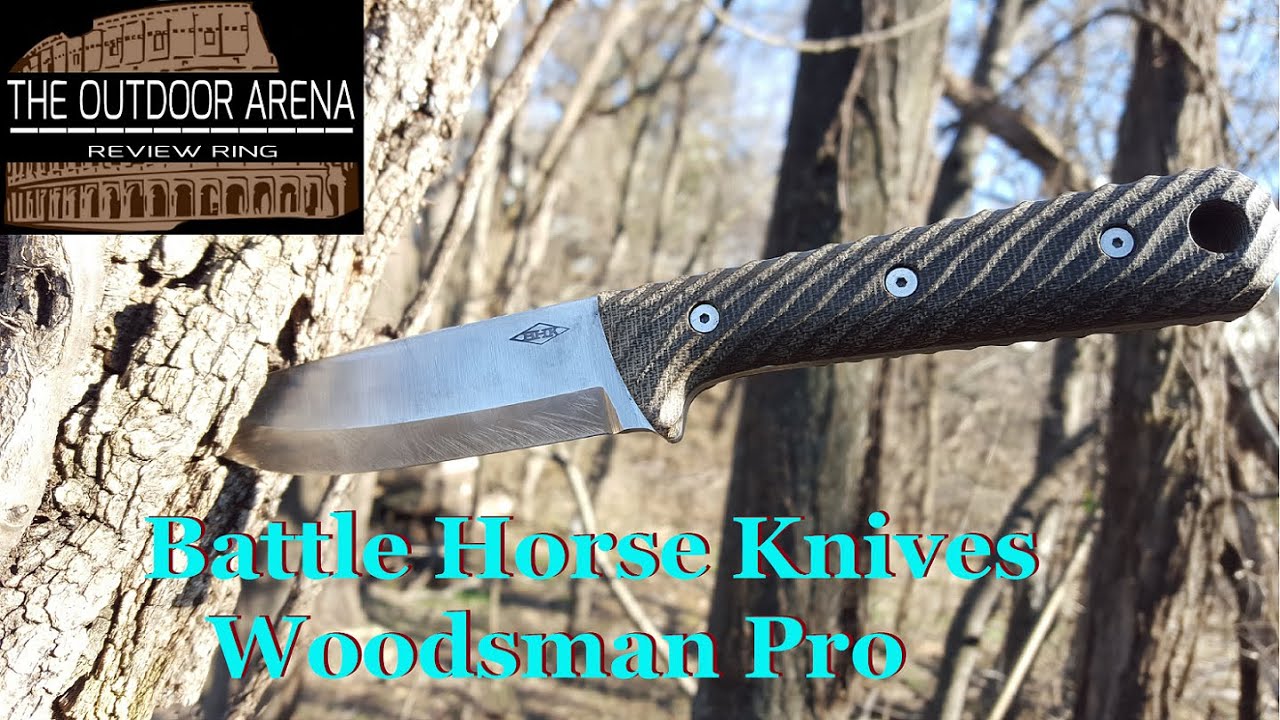 Battle Horse Knives Woodsman Pro starring in The Outdoor Arena