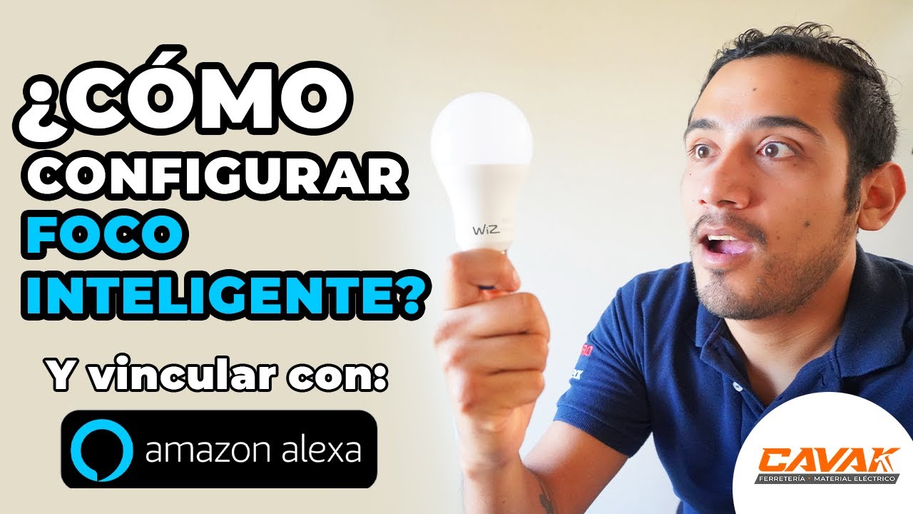 Como configurar Foco Inteligente WIZ Multicolor Wi-Fi desde cero y enlazar con Alexa App.