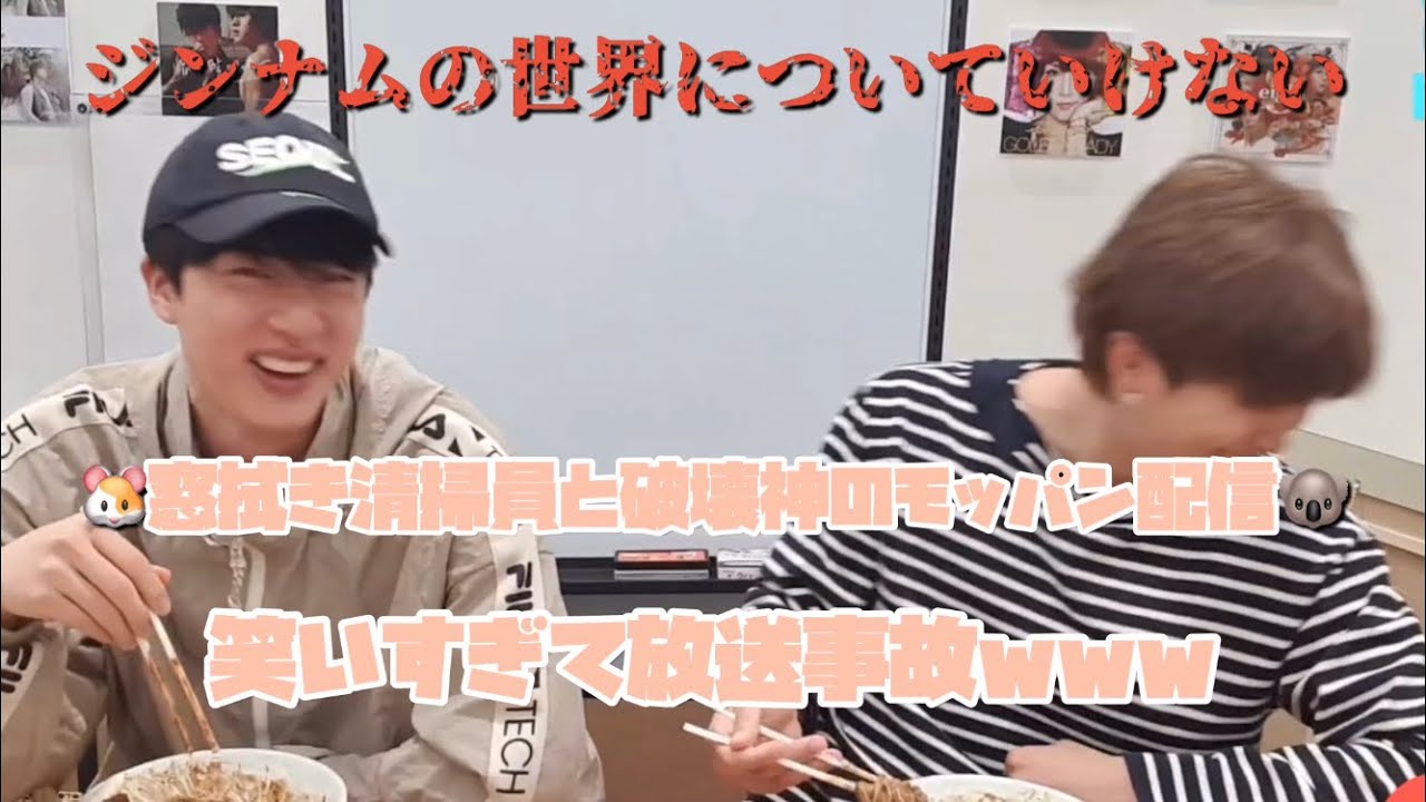 【BTS日本語字幕】もはや放送事故wジンナムの世界へいってらっしゃい🐹🐨
