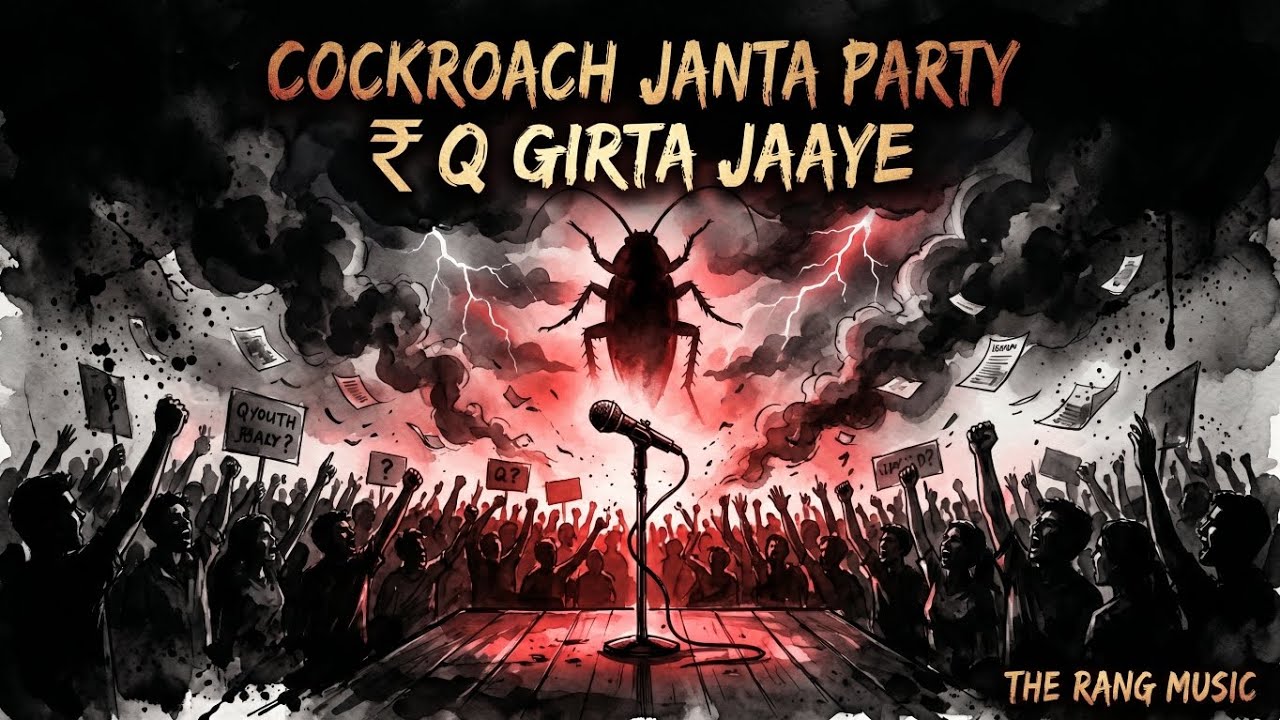 ₹ Q Girta Jaaye? 💸 | Cockroach Janta Party Anthem 🪳 | Hindi Rap Song | The Rang Music 