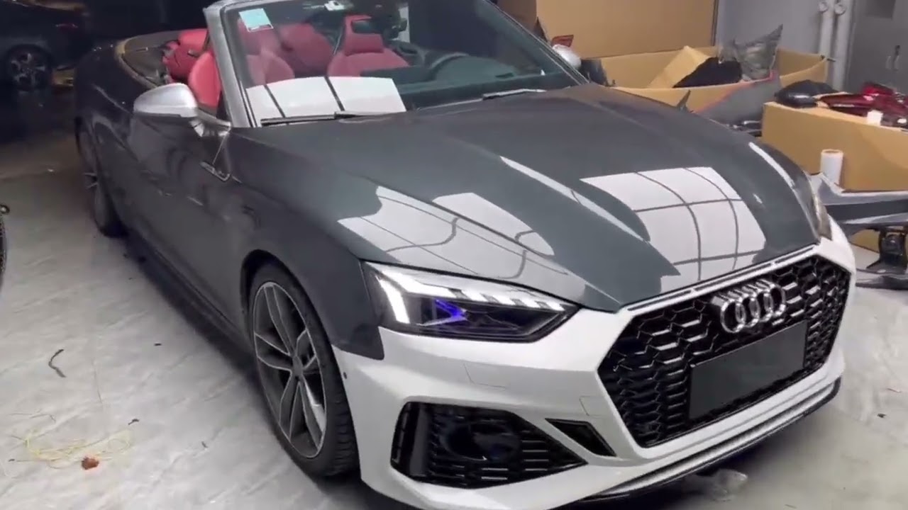 Audi A5 S5 B9 2018 upgrade B9.5 laser headlight Bumper, J 519, 393 module