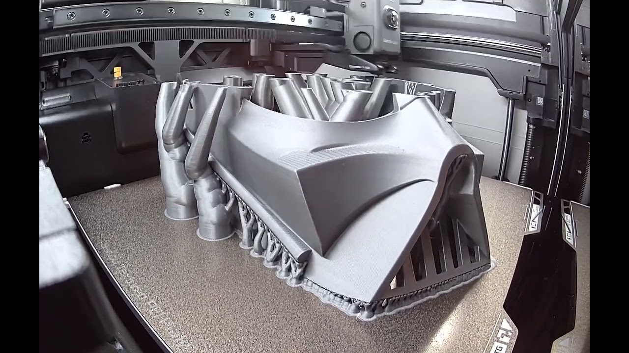 Timelapse - Bambu H2S printing a Darth Vader reveal face plate