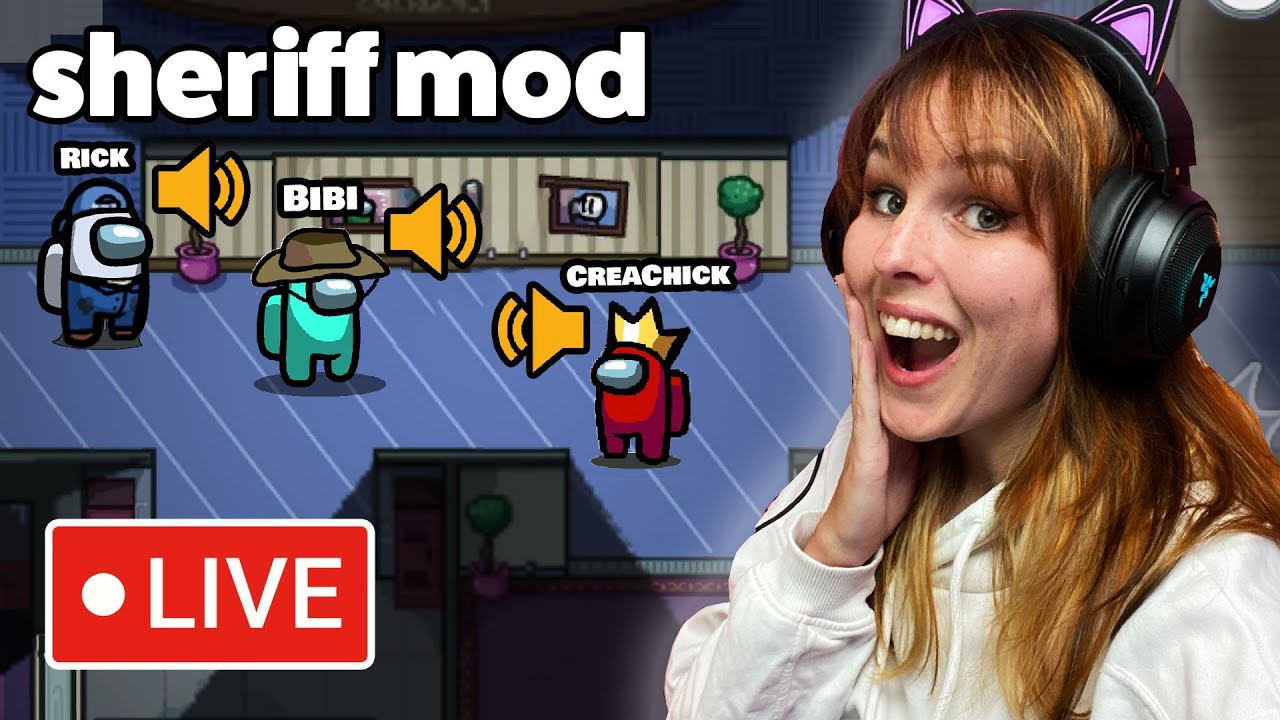 LIVE: AMONG US SHERIFF MOD met PROXIMITY CHAT - Nederlands
