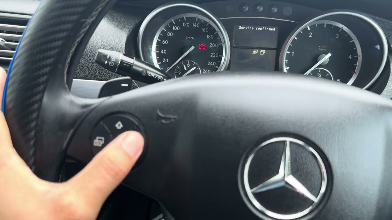 How to reset Service A Mercedes Benz R350 2011