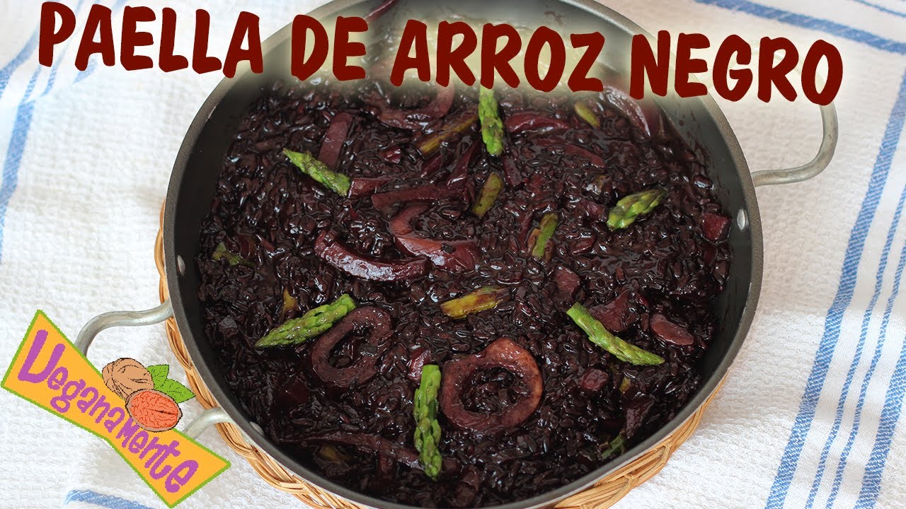 ARROZ NEGRO, Receta Vegana