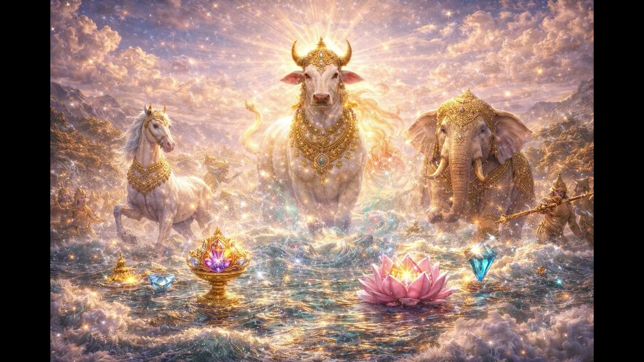 Samudra Manthan: The Churning of the Cosmic Ocean | Hindu Mythology Bedtime Story
