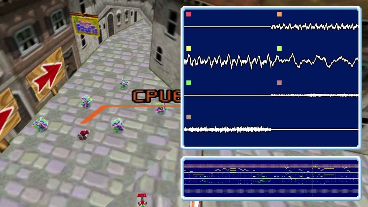 Delfino Square - Mario Kart DS - Deconstruction with Oscilloscopes