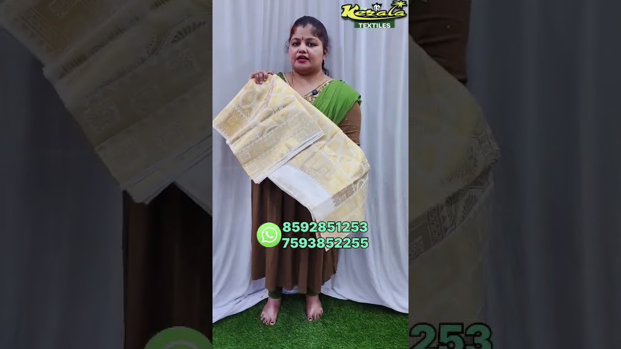 🌿സിംപിളായിട്ടും രാജകീയമായ ലുക്ക് 🌿Kerala handloom cotton replica sarees 🌿Best quality at best price🌿