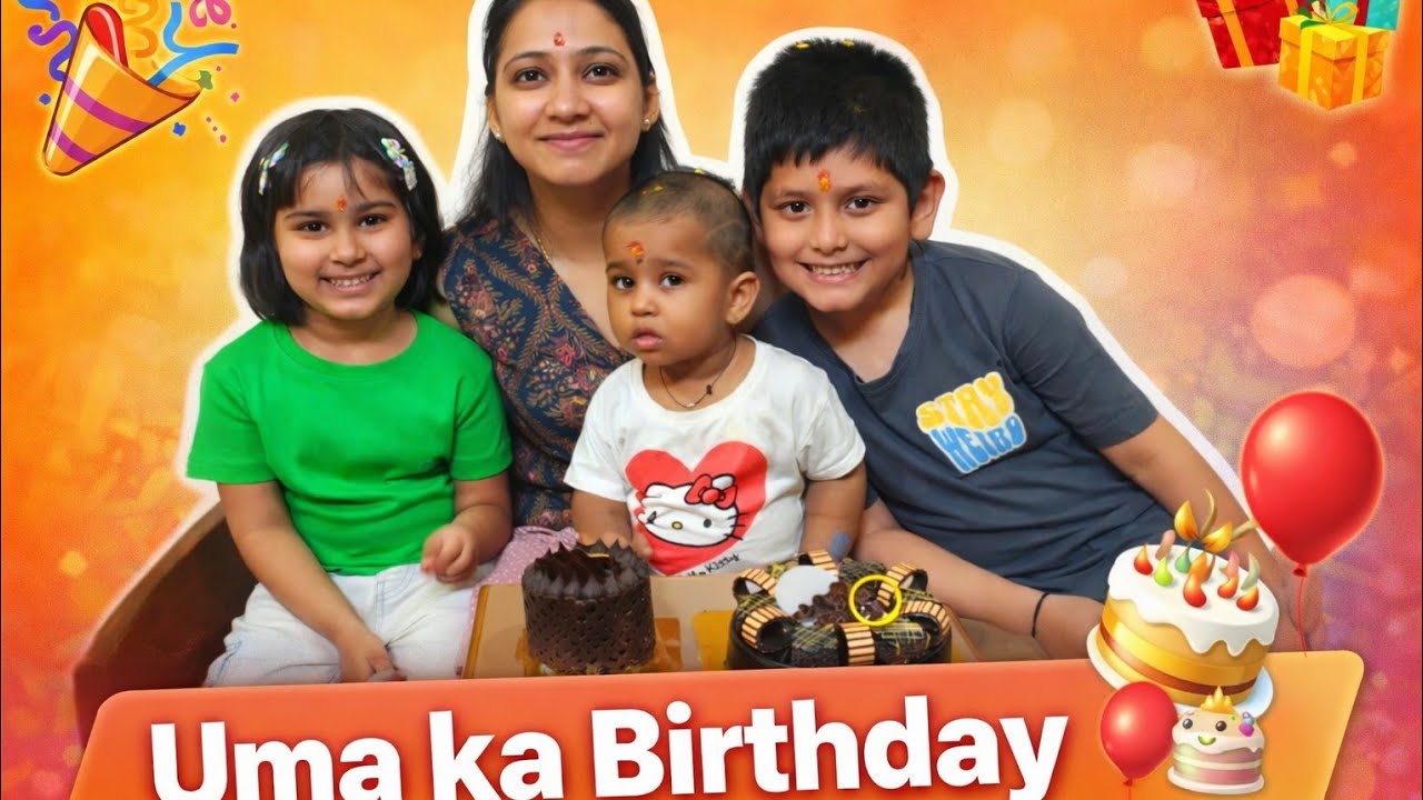 Cute Birthday Celebration 🎂 | Kids Fun & Family Time