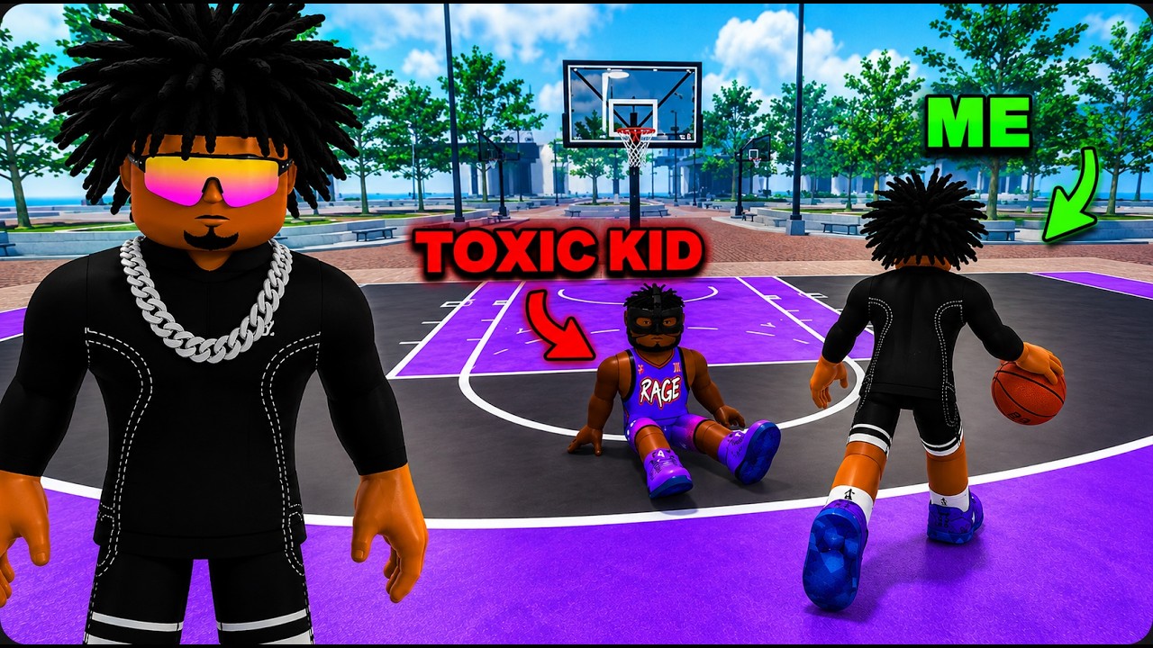 I 1v1'd the MOST TOXIC Kid in Practical Basketball... LOSER Deletes Their Build!