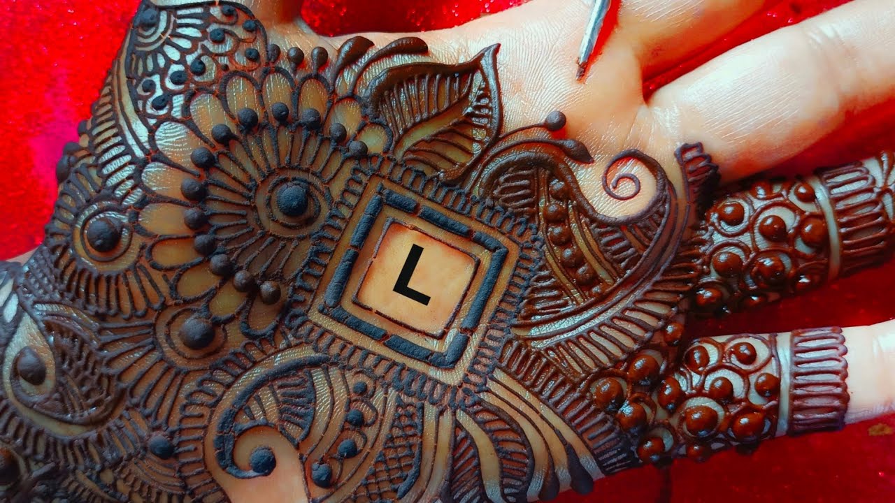 Easy fronthand mehndi design | easy mehndi design for beginners | simple mehndi design | mehndi