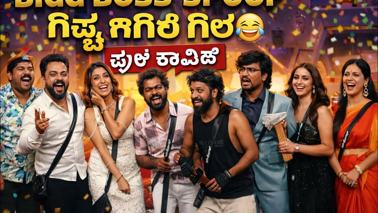 BIGG BOSS SPOOF 😂 | ಗಿಚ್ಚ್ ಗಿಲಿ ಗಿಲಿ | Full Comedy 