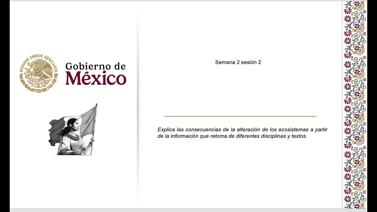 Unidad II. El estudio de los fenómenos naturales desde una perspectiva interdisciplinaria sesión 2