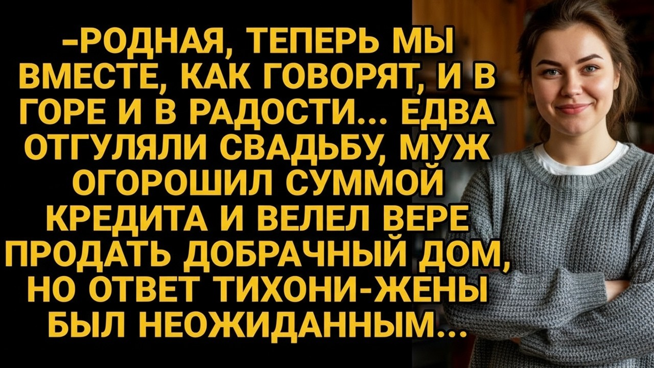 Едва отгуляли свадьбу, муж сообщил о огромном кредите, но тихоня жена огорошила...