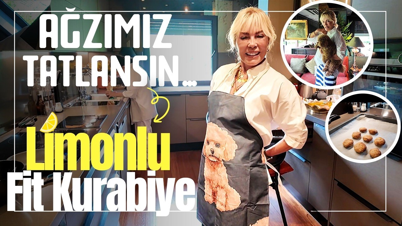 Limonlu Fit Kurabiye Yapıyoruz 👩🏼‍🍳 | Semiramis Pekkan