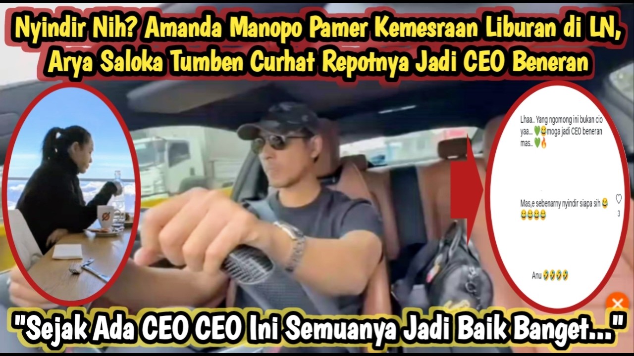 NYINDIR NIH? Amanda Manopo Pamer Kemesraan di LN, Arya Saloka Tumben Curhat Repotnya Jd CEO Beneran