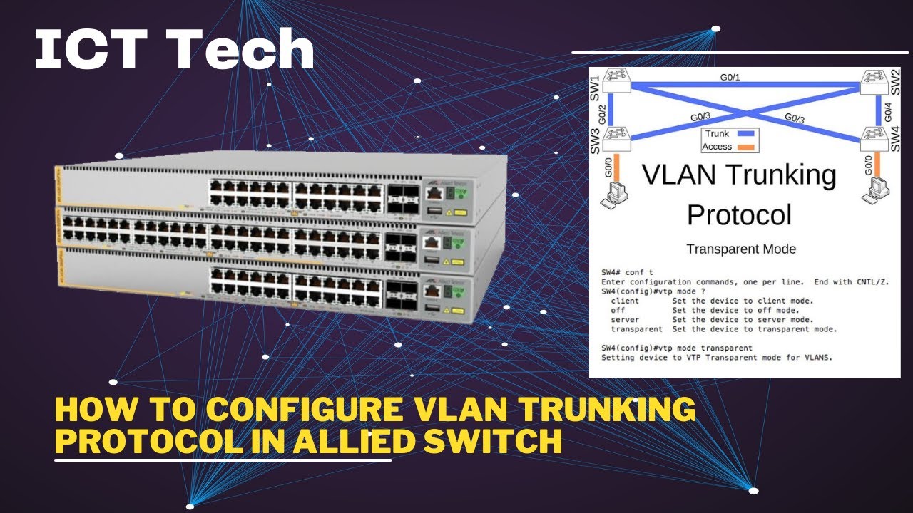 How to configure VLAN Trunking Protocol in Allied
