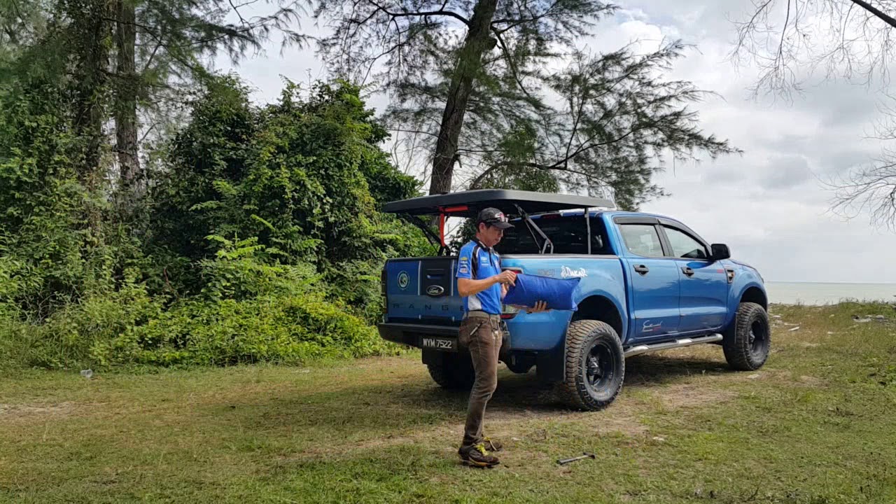 Homemade DIY Pick up truck bed tent camper