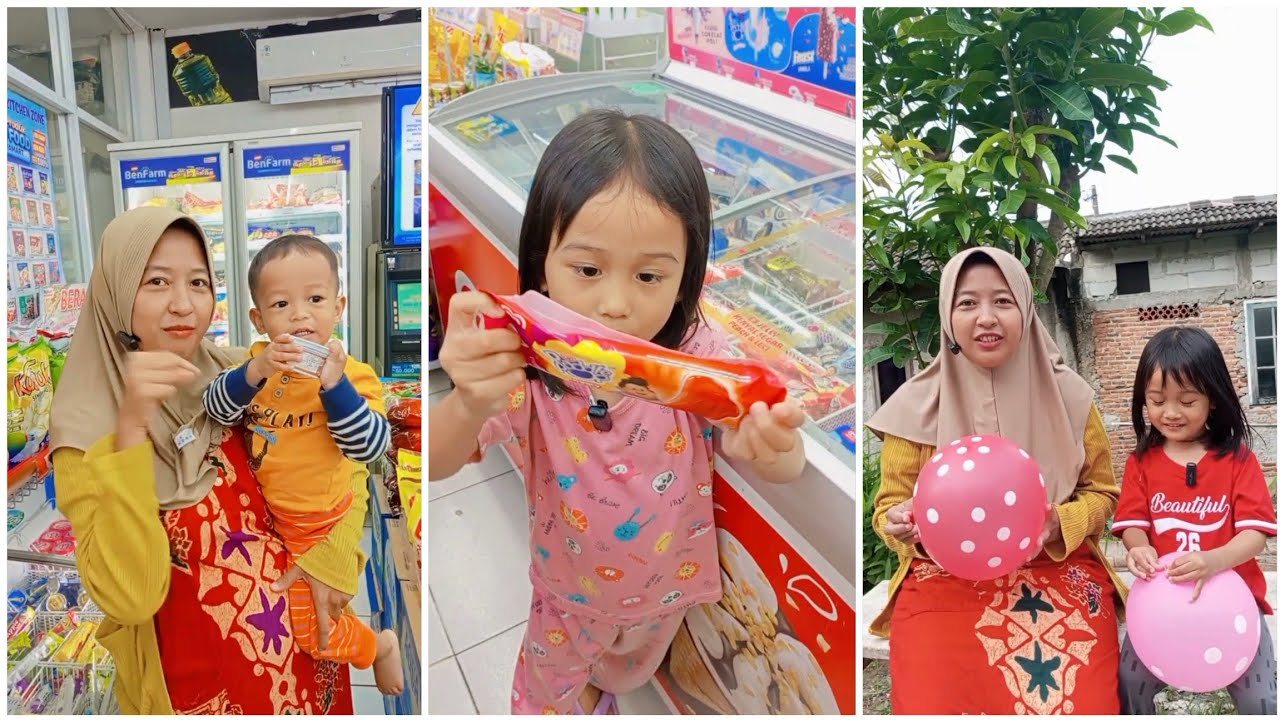 BEST OF ALMA DAN ASHRAF | VIDEO LUCU | PART VIRAL #02 | Alma jajan eskrim 