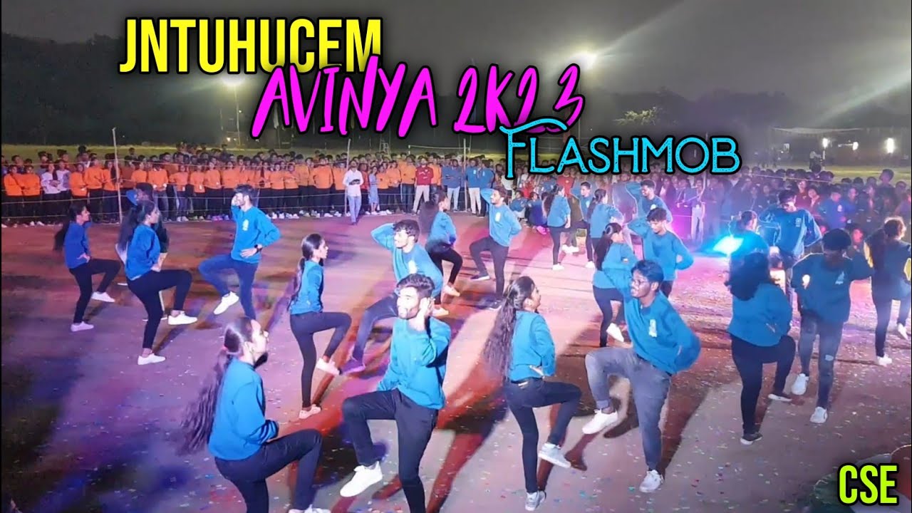 JNTUHUCEM Avinya 2k23 CSE Flashmob || CSE || JNTU Manthani || #avinya2k23 #jntuh #jntu #cse
