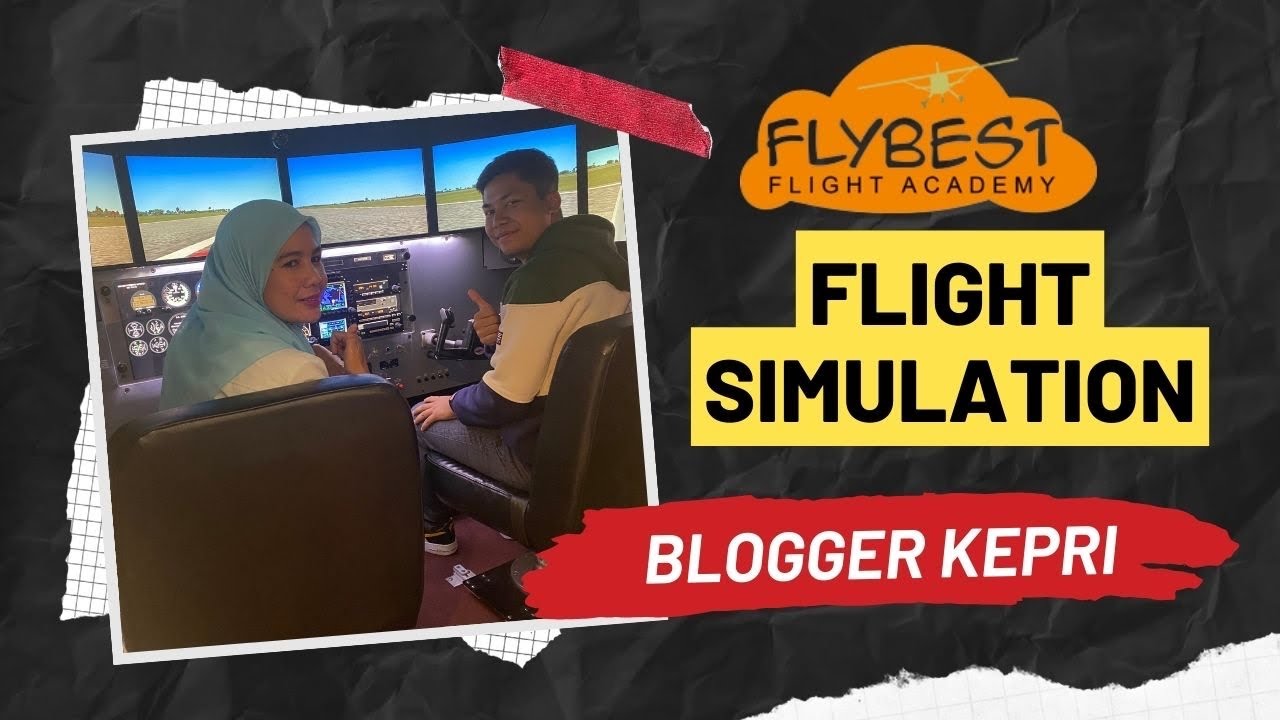 HUT ke-8 Blogger Kepri , Borongan Belajar Terbang di Flybest Flight Academy Batam 