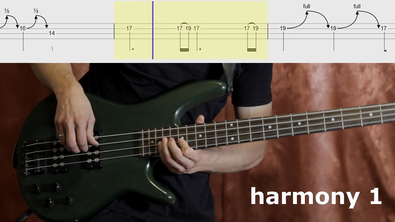 How to play Blackened intro (bass version + tabs)