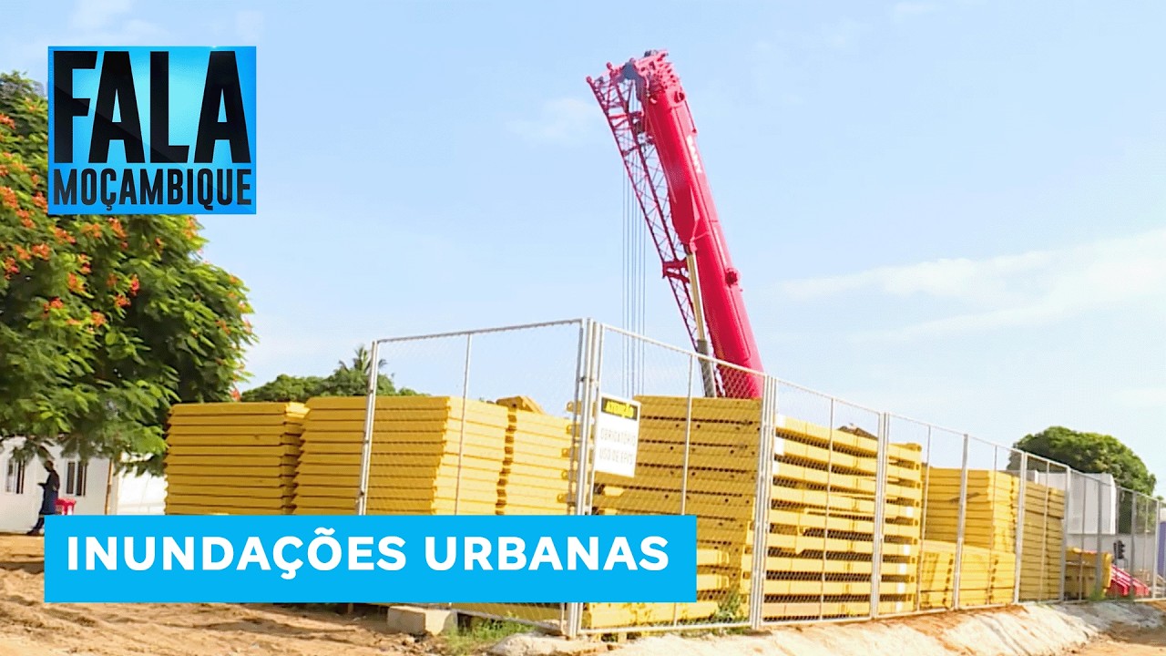 Lançado o maior projecto de drenagem para escoamento da água da chuva na Cidade de Maputo
