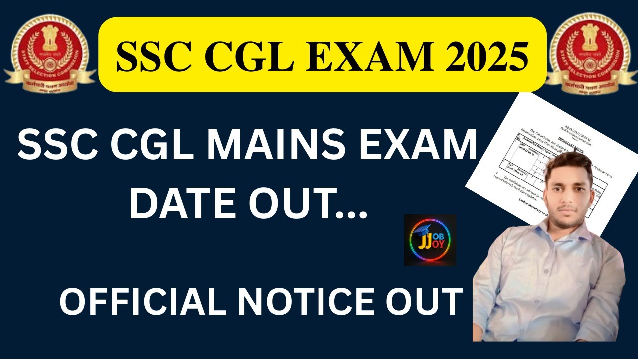 SSC CGL TIER-2 EXAM DATE OUT | BIG CHANGE IN SSC CGL 2025