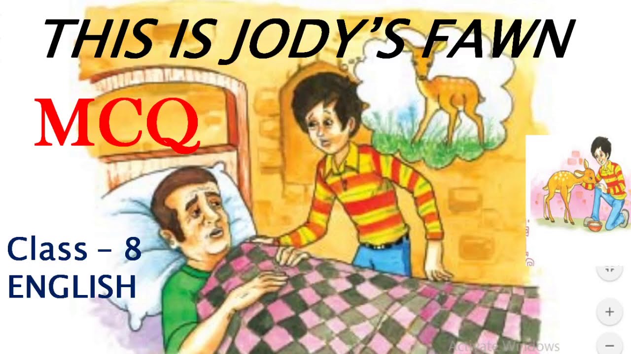 MCQ II THIS IS JODY'S FAWN II CLASS-8 II ENGLISH II