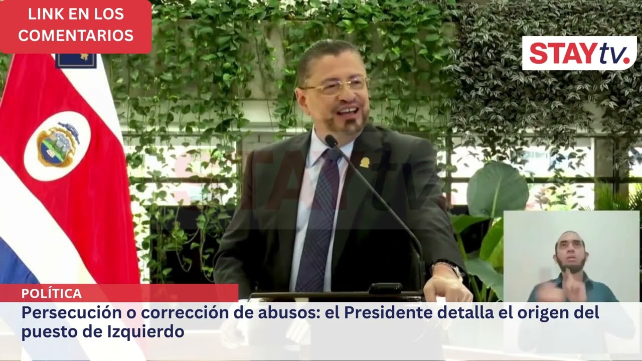 Persecución o corrección de abusos: el Presidente detalla el origen del puesto de Izquierdo