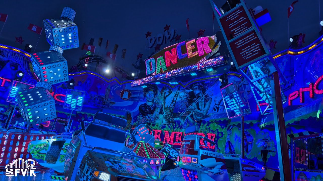 Robert Raschs Dom Dancer (Onride), Hamburger Frühlingsdom 2025, 4K 60FPS